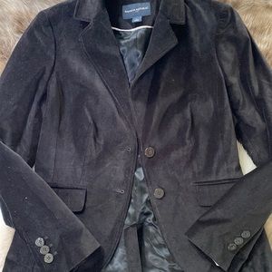 Banana Republic Black Velvet blazer